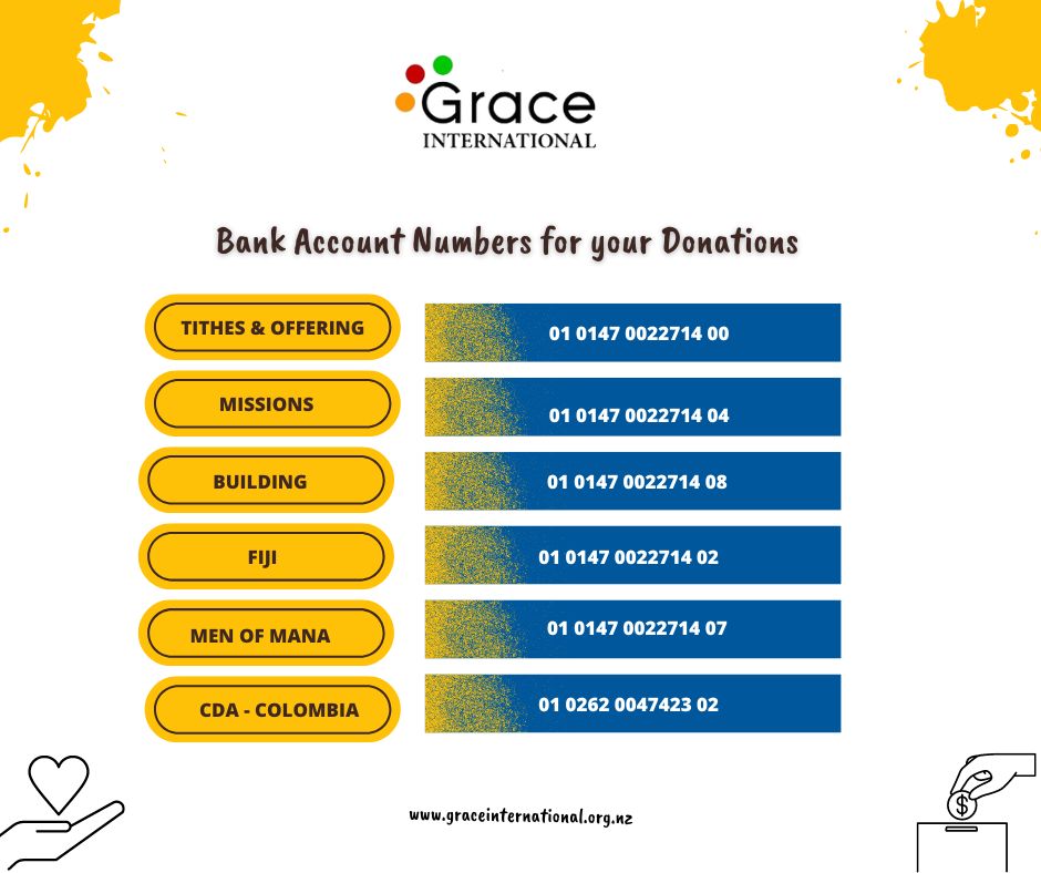 UPDATED Account Numbers for Grace International Giving Facebook Post
